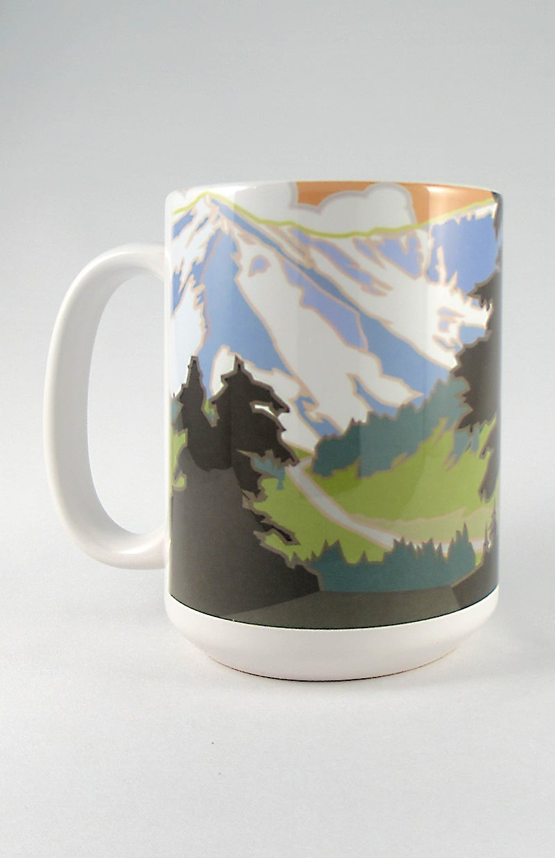 Independence Pass, Colorado - 15oz. Ceramic Mug