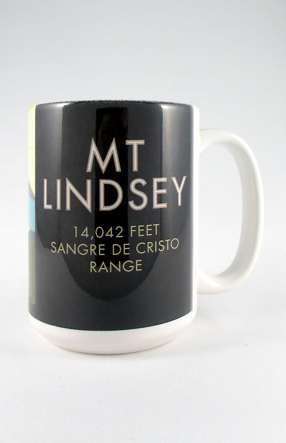 Mt. Lindsey, Colorado - Colorado 14er - 15oz. Ceramic Mug