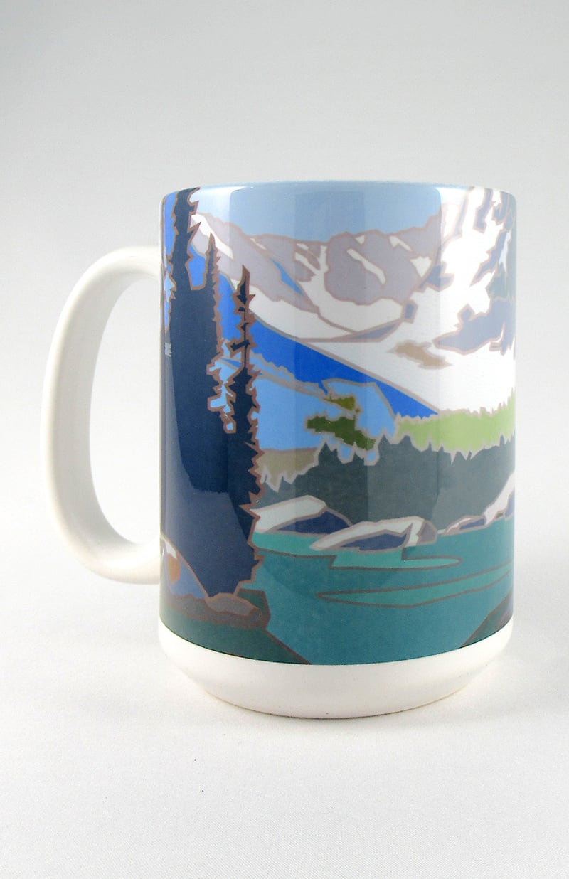 Loch Vale, Rocky Mountain National Park, Colorado - 15oz. Ceramic Mug