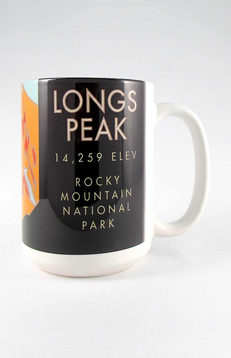 Longs Peak 1, Colorado - Colorado 14er - 15oz. Ceramic Mug