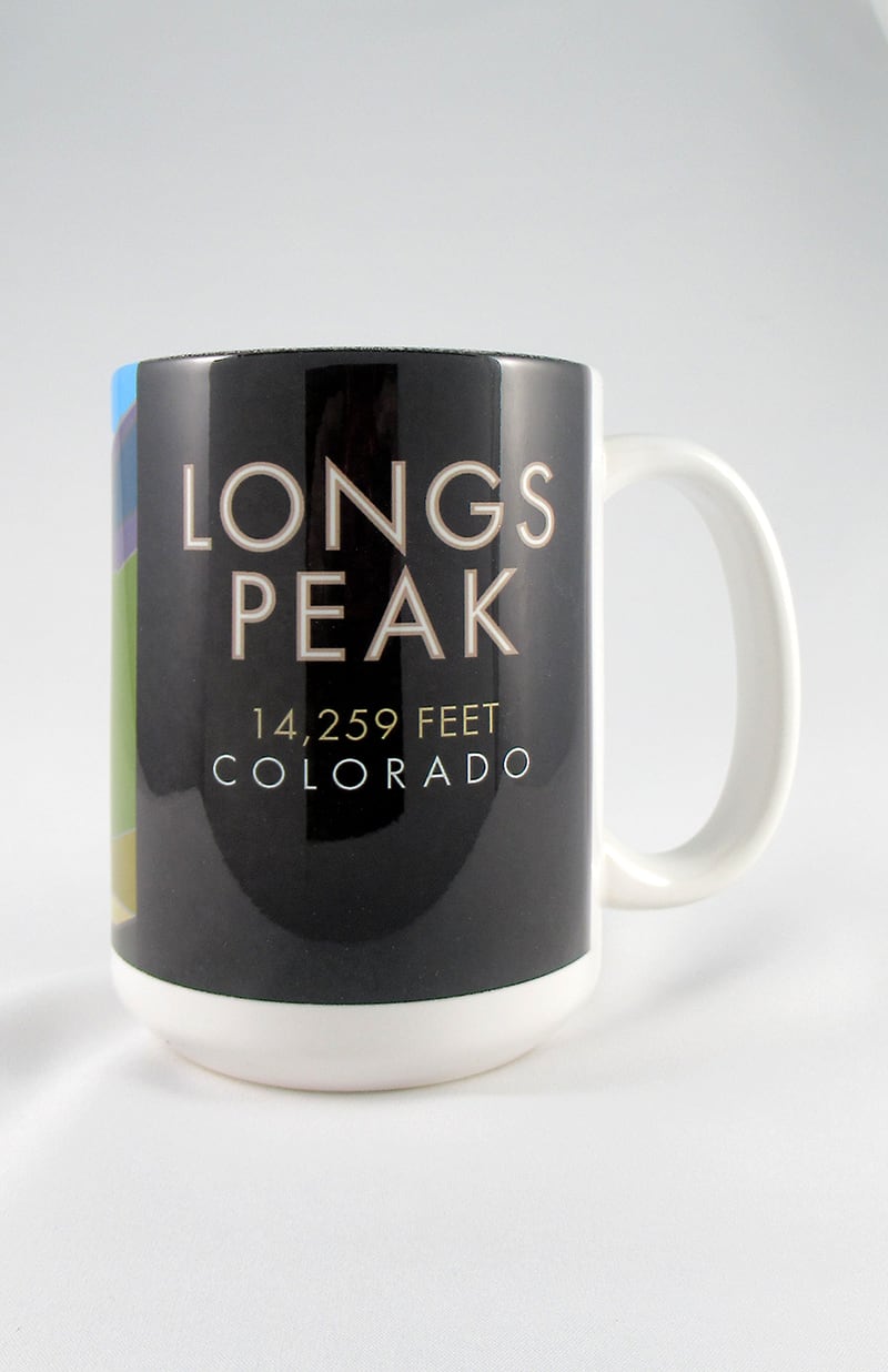 Longs Peak 2, Colorado - Colorado 14er - 15oz. Ceramic Mug