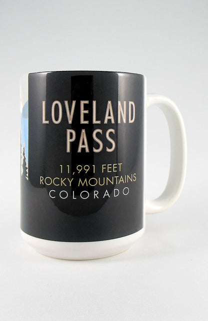 Loveland Pass, Colorado - 15oz. Ceramic Mug