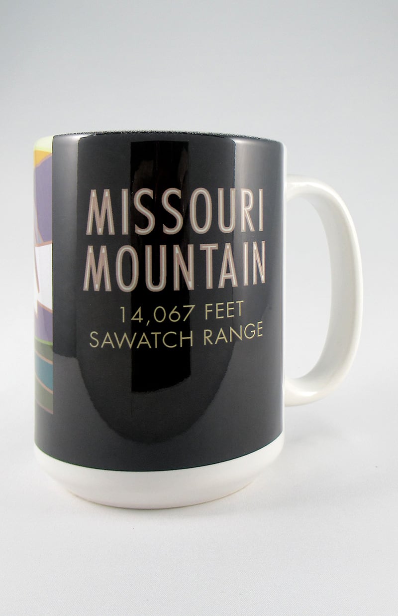 Missouri Mountain, Colorado - Colorado 14er - 15oz. Ceramic Mug