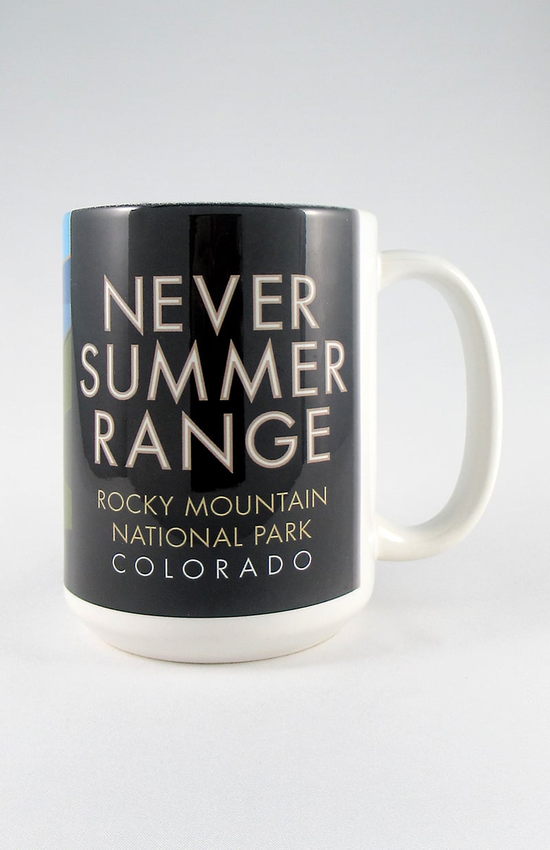 Never Summer Range, Colorado - 15oz. Ceramic Mug