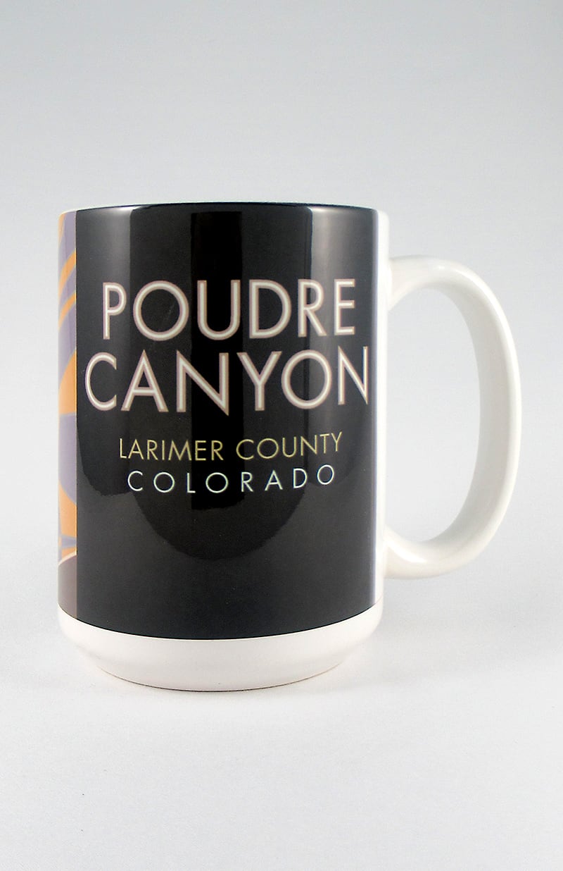 Poudre Canyon, Colorado - 15oz. Ceramic Mug