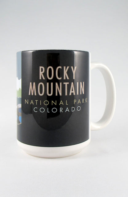 Rocky Mountain National Park 2, Colorado - 15oz. Ceramic Mug