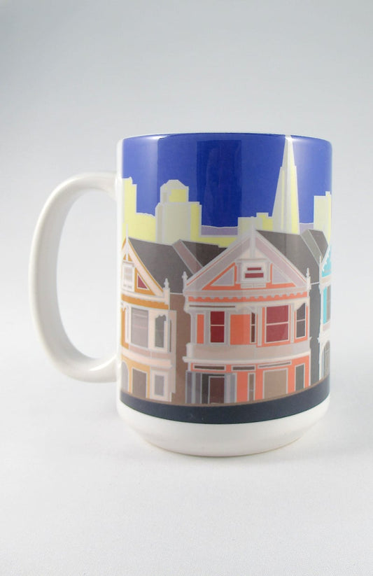 San Francisco (Painted Ladies), California - 15oz. Ceramic Mug