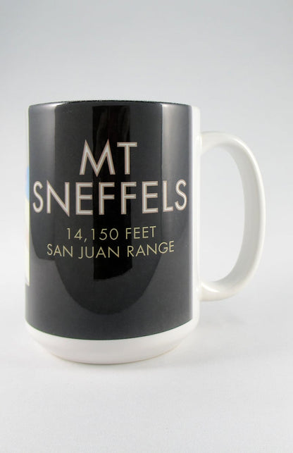 Mt. Sneffels, Colorado - Colorado 14er - 15oz. Ceramic Mug