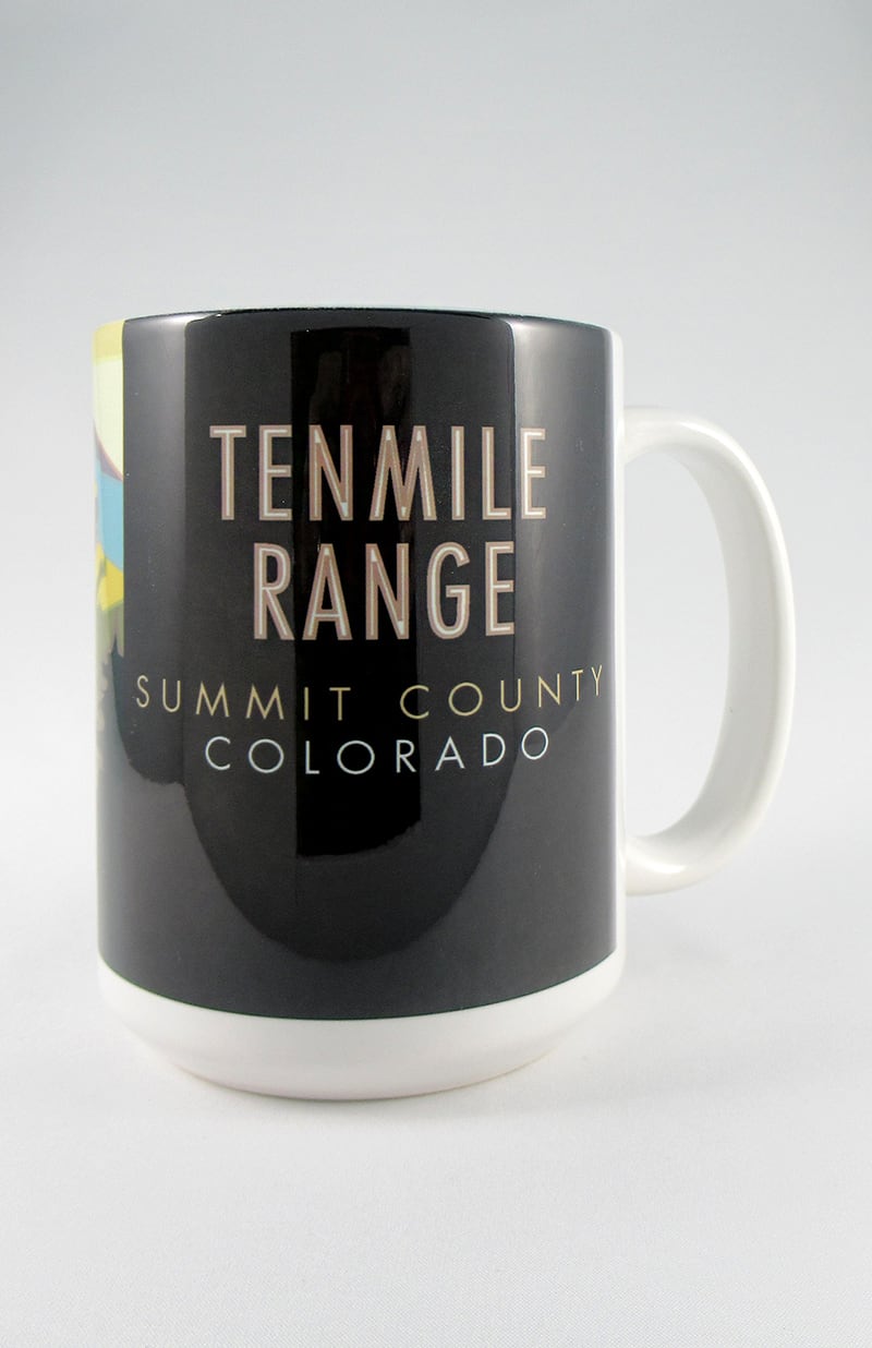 Ten Mile Range, Colorado - 15oz. Ceramic Mug