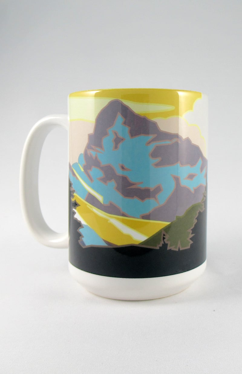 Wetterhorn Peak, Colorado - Colorado 14er - 15oz. Ceramic Mug