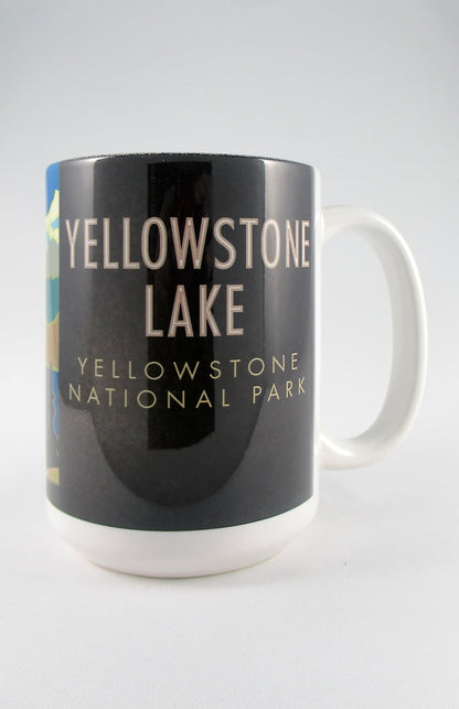 Yellowstone Lake, Yellowstone National Park, Wyoming - 15oz. Ceramic Mug