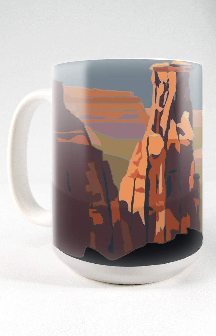 Colorado National Monument #3 (Kissing Couple) - 15oz. Ceramic Mug