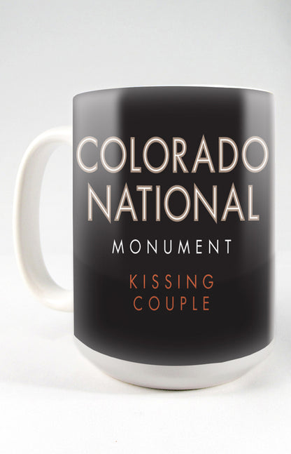 Colorado National Monument #3 (Kissing Couple) - 15oz. Ceramic Mug