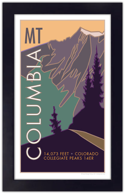 Mount Columbia, Colorado - Colorado 14er - Poster