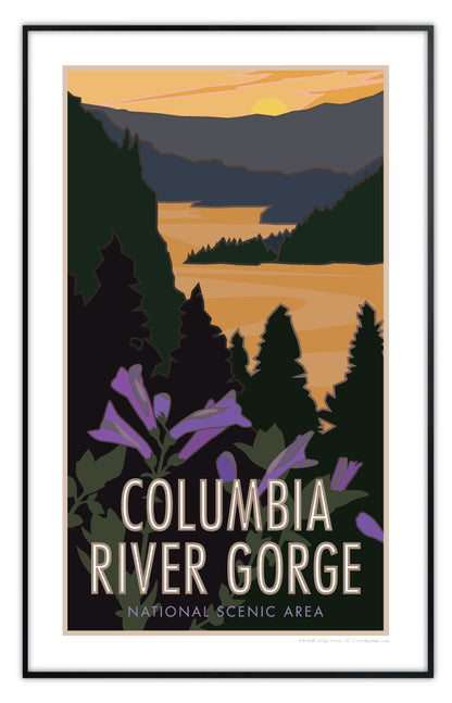 Columbia River Gorge, National Scenic Area - Poster