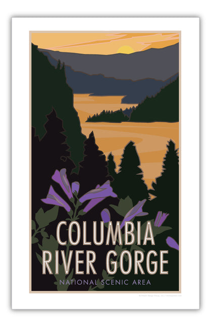 Columbia River Gorge, National Scenic Area - Poster