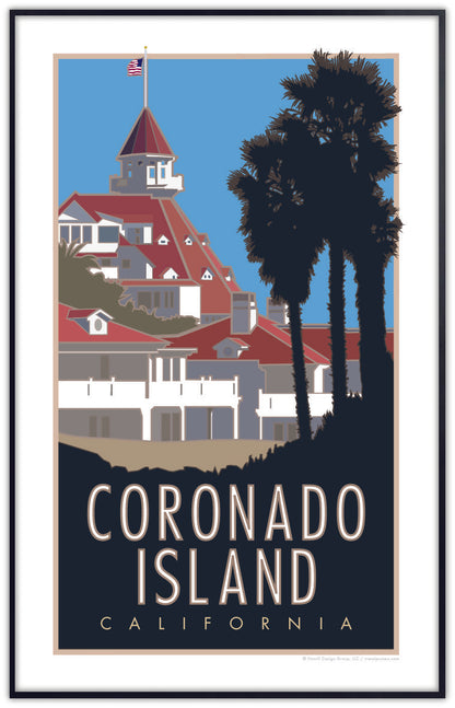 Coronado Island, California - Poster