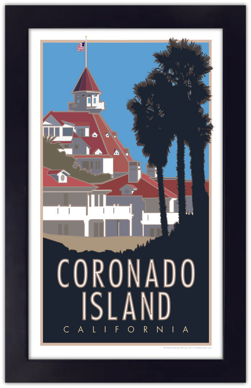 Coronado Island, California - Poster