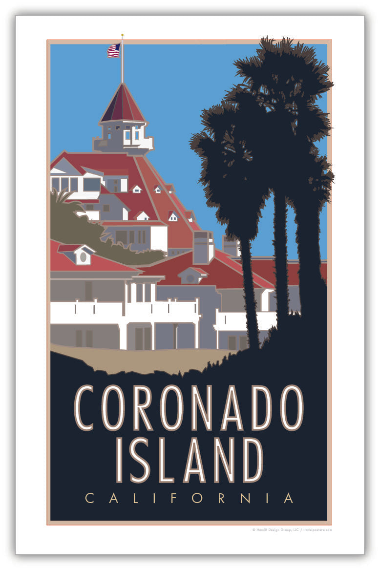 Coronado Island, California - Poster