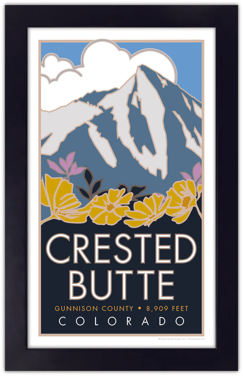 Crested Butte (Flowers), Colorado - Poster