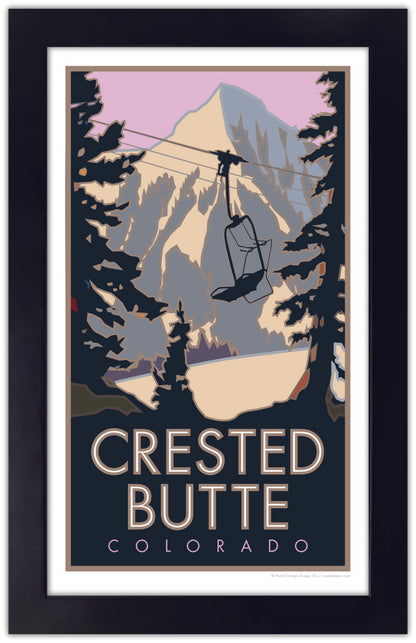 Crested Butte (Winter), Colorado - Poster