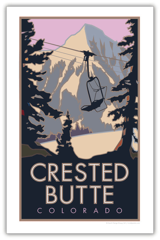 Crested Butte (Winter), Colorado - Poster