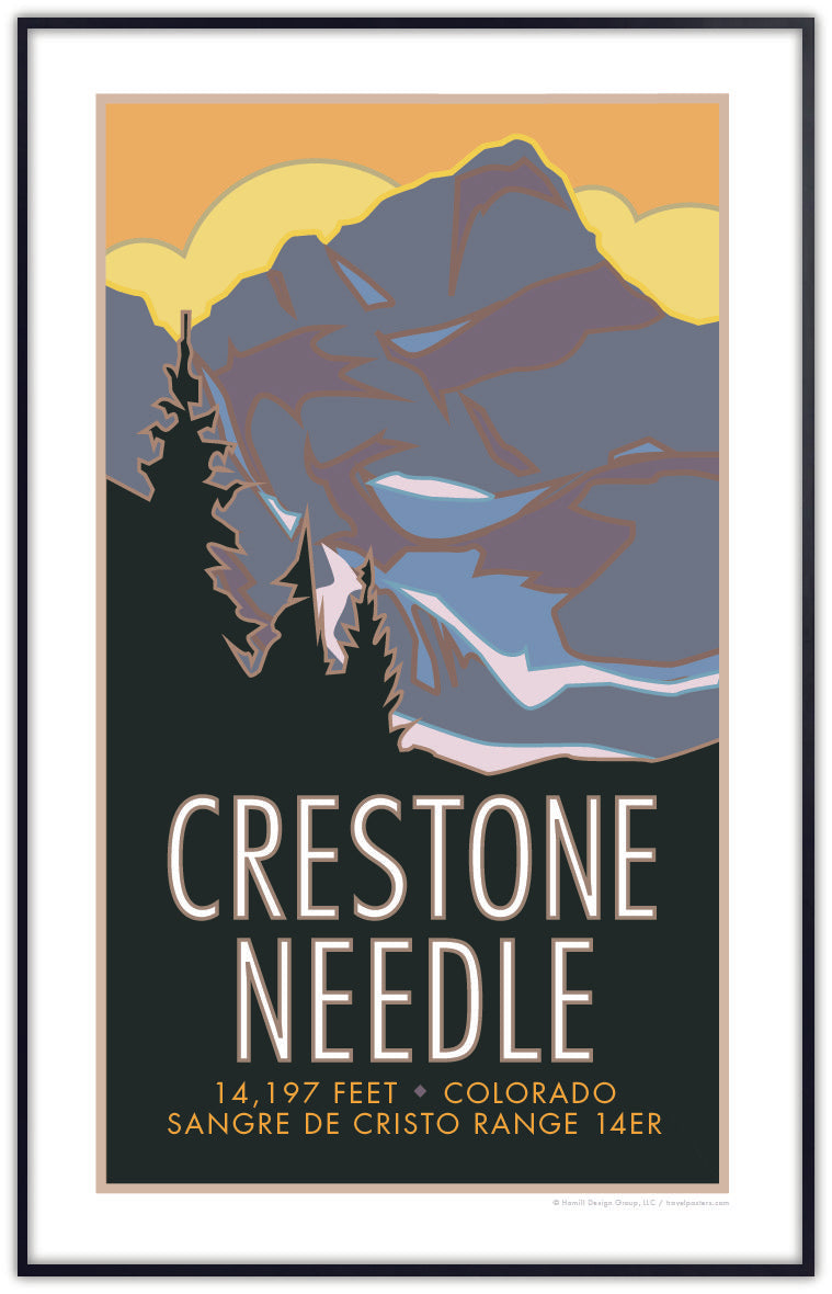 Crestone Needle, Colorado - Colorado 14er - Poster