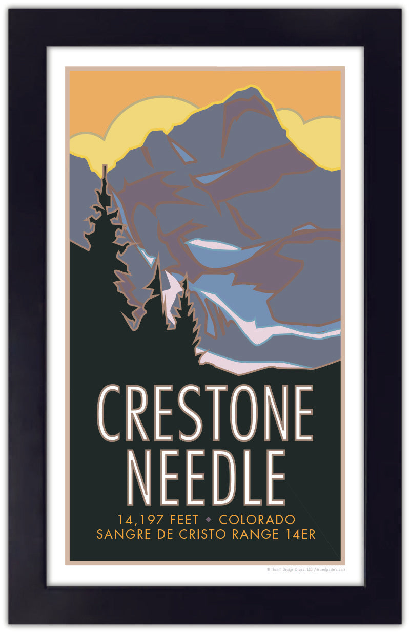 Crestone Needle, Colorado - Colorado 14er - Poster