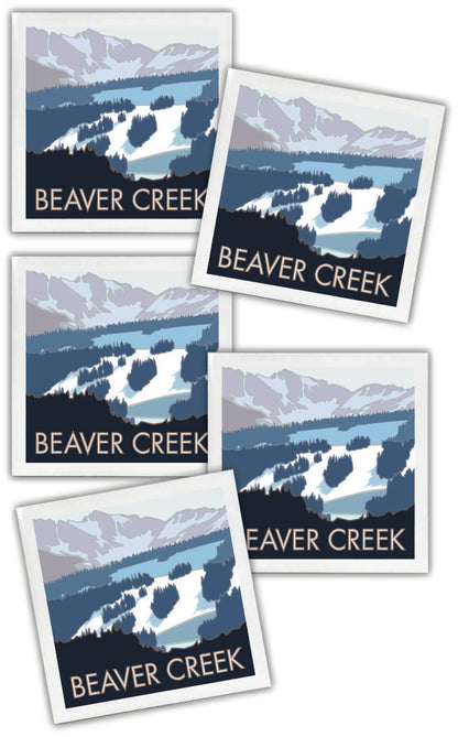 Beaver Creek, Colorado - 4" x 4" Sandstone Coaster