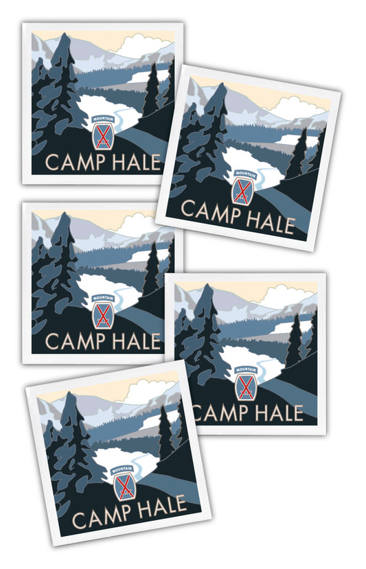 Camp Hale National Monument, Colorado - 4.25" x 4.25" Ceramic Coaster