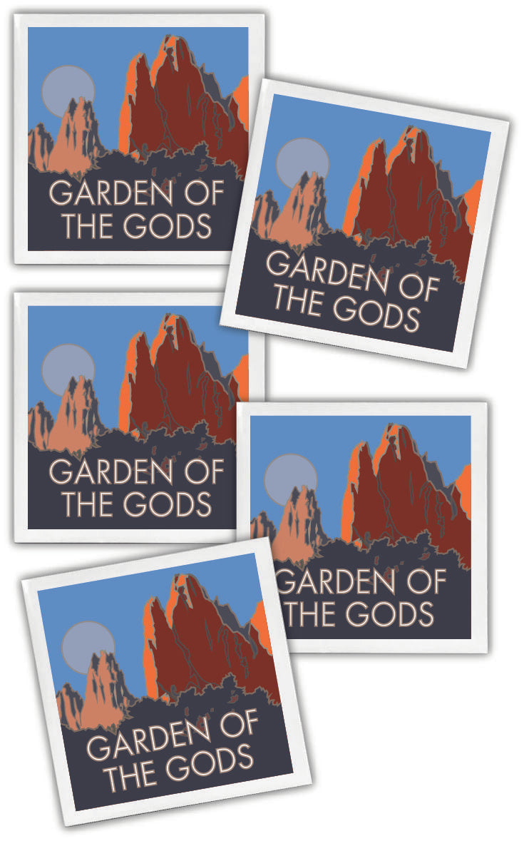 Garden of the Gods, Colorado - 4.25" x 4.25" Ceramic Coaster