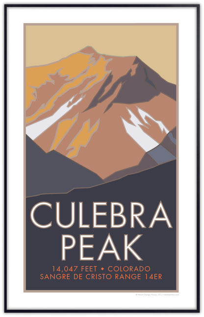 Culebra Peak, Colorado - Colorado 14er - Poster