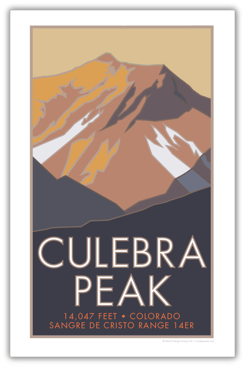 Culebra Peak, Colorado - Colorado 14er - Poster