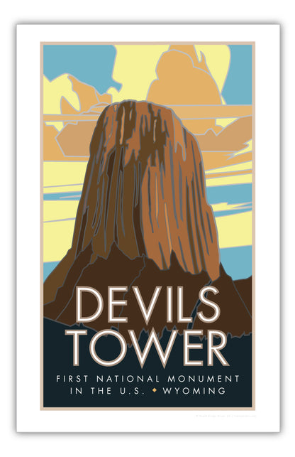 Devils Tower, Wyoming - Poster