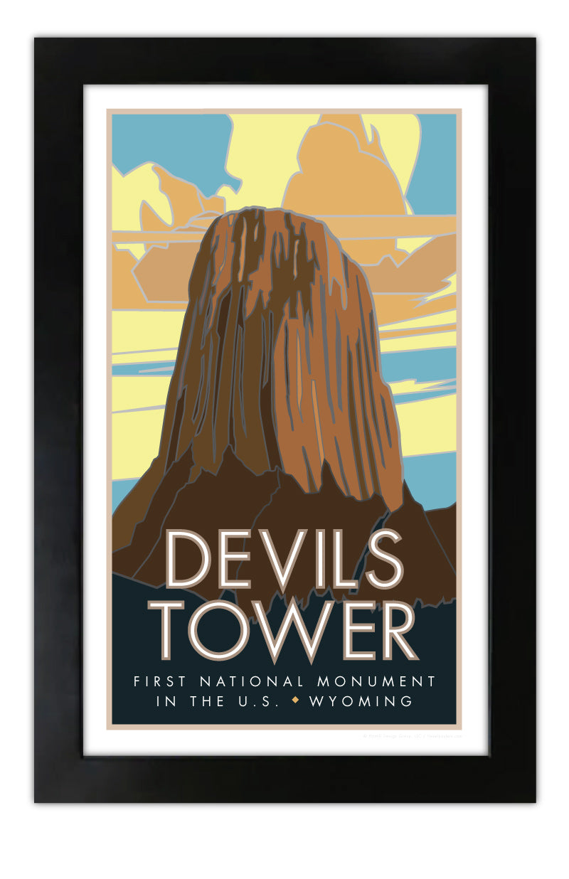 Devils Tower, Wyoming - Poster