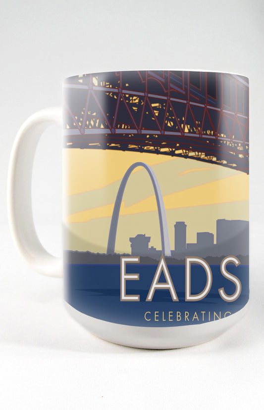 Eads Bridge, St. Louis, Missouri - 15oz. Ceramic Mug