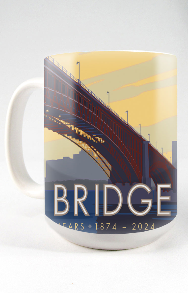 Eads Bridge, St. Louis, Missouri - 15oz. Ceramic Mug