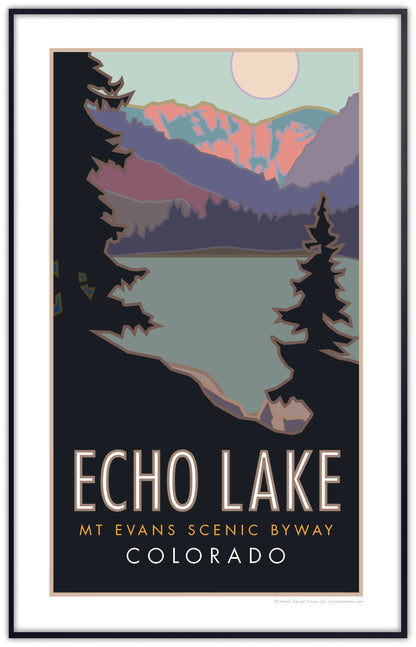 Echo Lake, Colorado - Poster