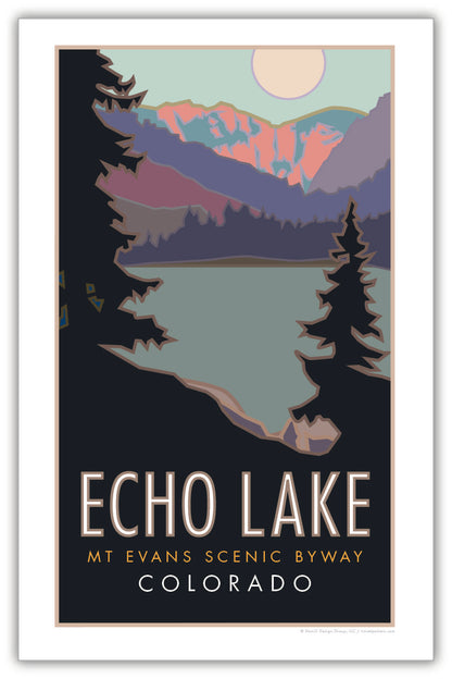 Echo Lake, Colorado - Poster