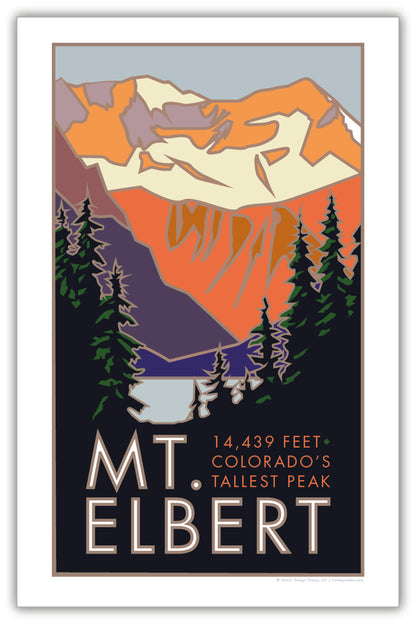 Mt. Elbert, Colorado - Colorado 14er - Poster