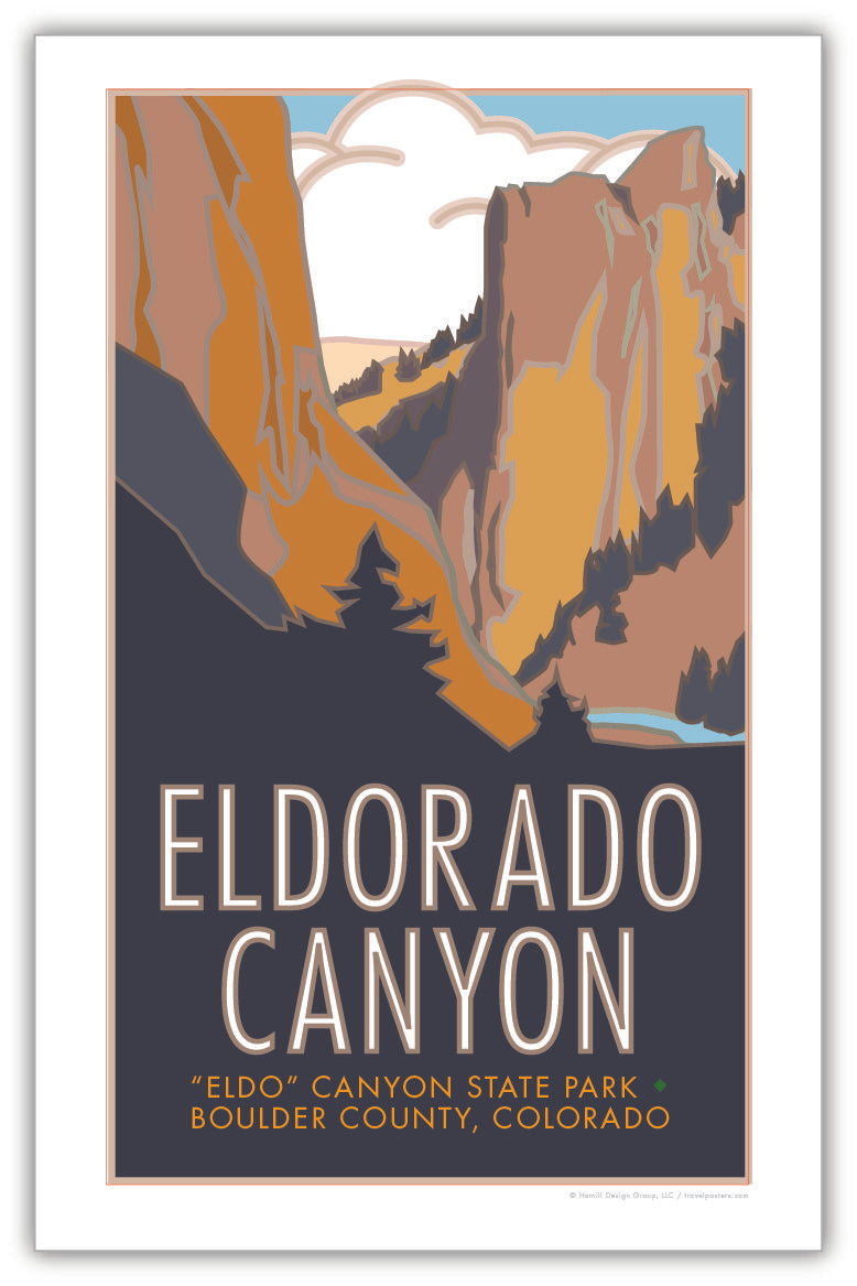 Eldorado Canyon, Colorado - Poster