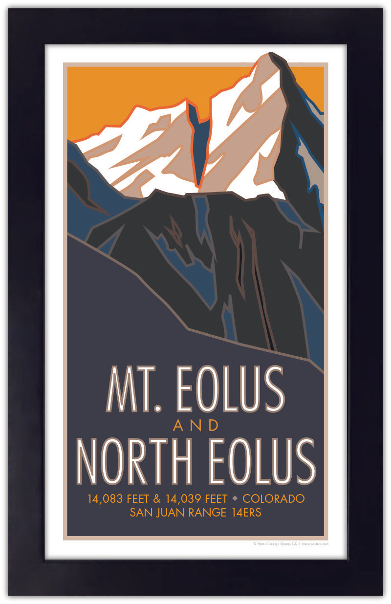 Mt. Eolus, Colorado - Colorado 14er - Poster