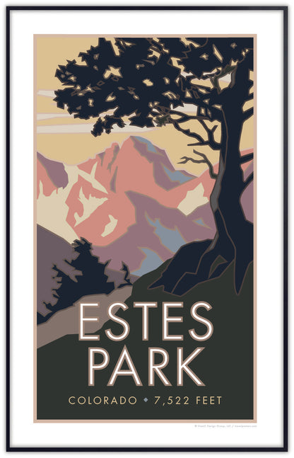 Estes Park, Colorado - Poster