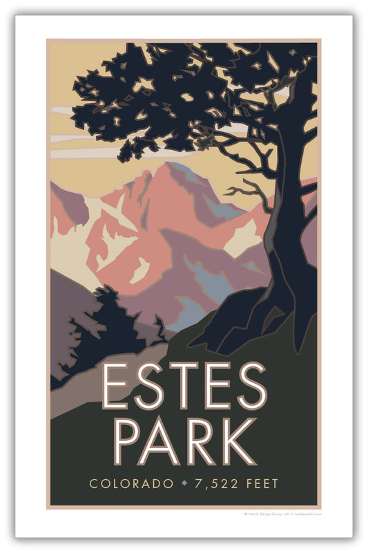 Estes Park, Colorado - Poster