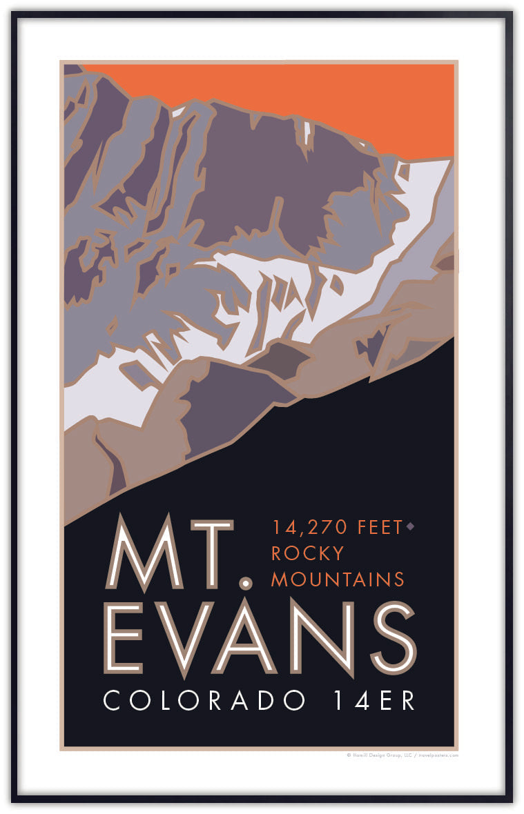 Mt Evans Poster