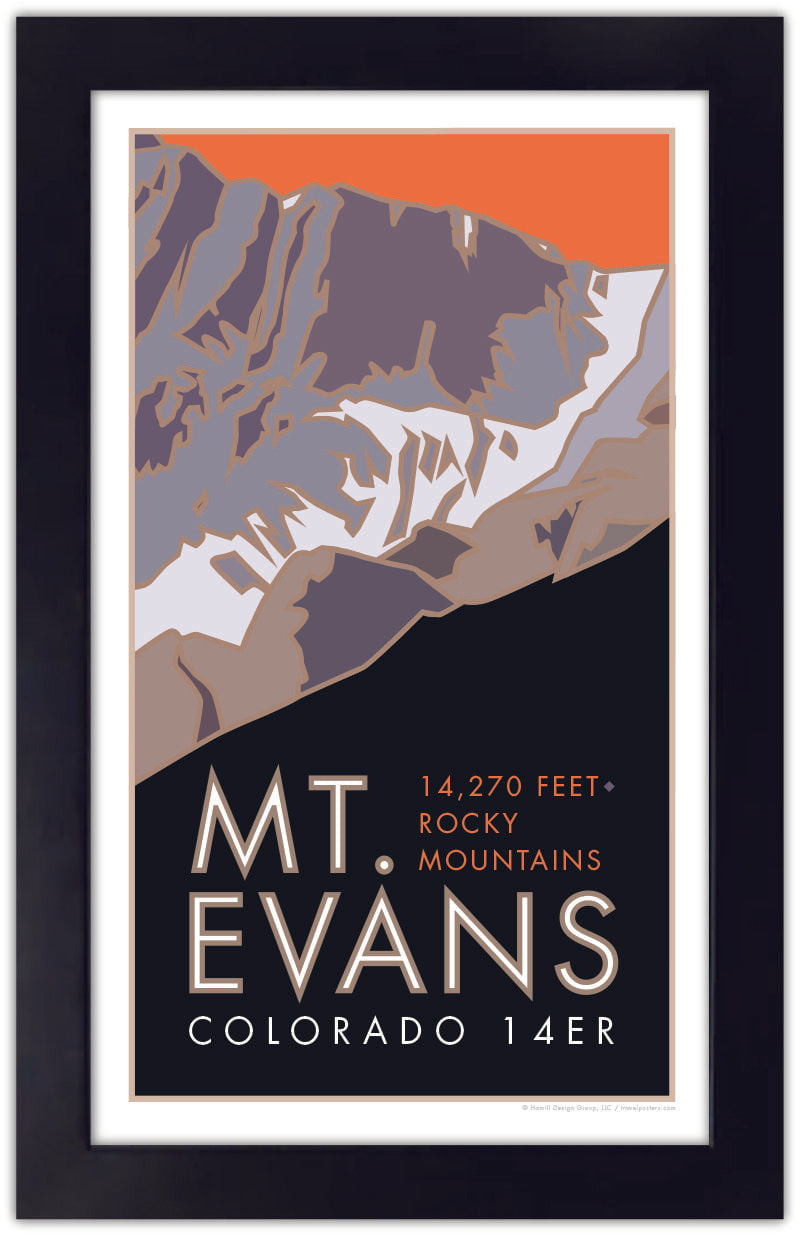 Mt. Evans, Colorado - Colorado 14er - Poster