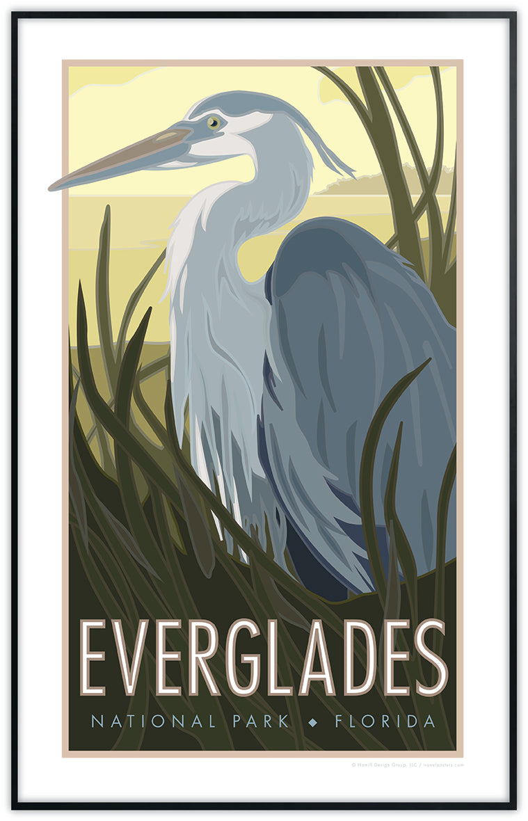 Everglades National Park, Heron View Poster