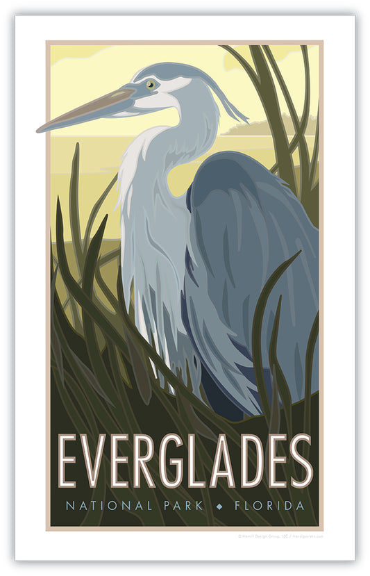 Everglades National Park, Heron View Poster