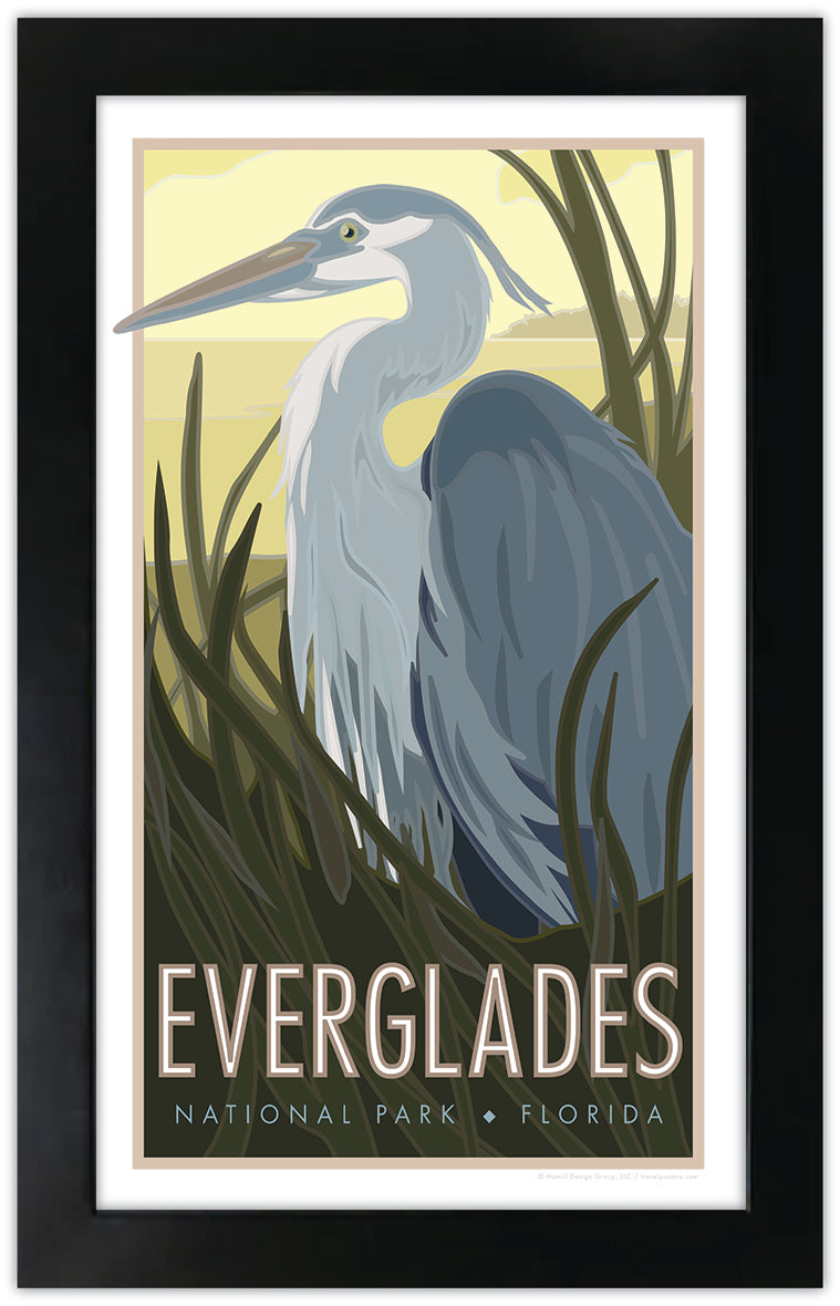 Everglades National Park, Heron View Poster