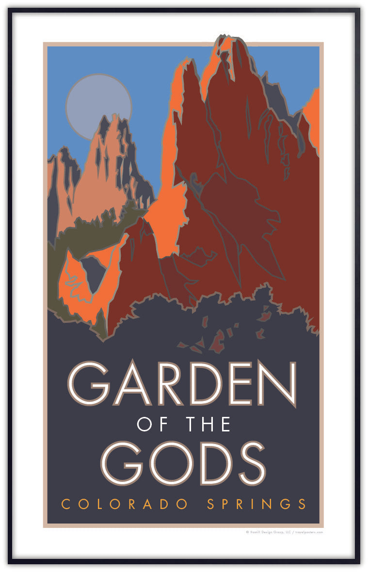 Garden of the Gods, Colorado - Poster